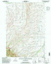 Beaver Creek Hills 1993 topographic map thumbnail