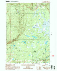 Bechler Falls 1989 topographic map thumbnail