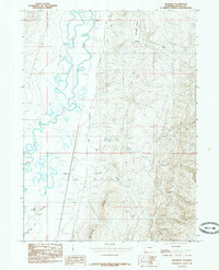 Beckwith 1985 topographic map preview