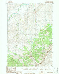 Belknap Creek 1988 topographic map preview