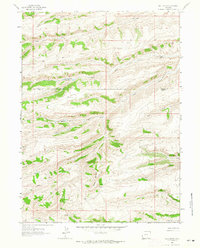 Bell Butte 1962 topographic map thumbnail