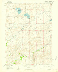 Bengough Hill 1958 topographic map thumbnail