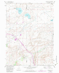 Bengough Hill 1958 topographic map thumbnail