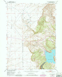 Benton Basin 1951 topographic map thumbnail