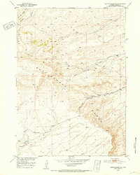 Benton Basin NE 1951 topographic map thumbnail