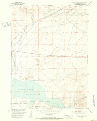Benton Basin SW 1951 topographic map thumbnail