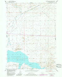 Benton Basin SW 1951 topographic map thumbnail