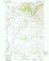 Bessemer Mountain 1951 topographic map thumbnail
