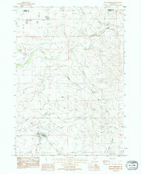 Betty Reservoir 1984 topographic map thumbnail
