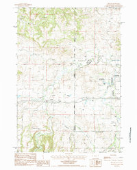 Beulah 1984 topographic map thumbnail