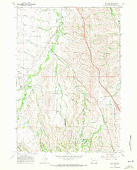 Big Horn 1967 topographic map thumbnail