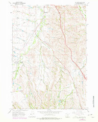 Big Horn 1967 topographic map thumbnail