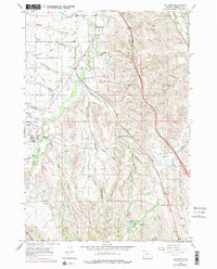 Big Horn 1967 topographic map thumbnail