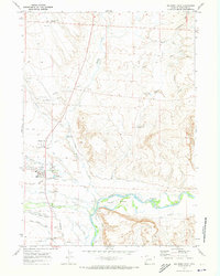 Big Piney East 1970 topographic map thumbnail