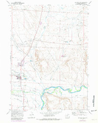 Big Piney East 1970 topographic map thumbnail