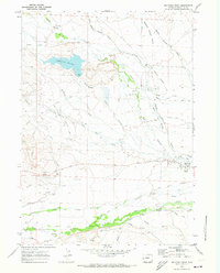 Big Piney West 1970 topographic map thumbnail