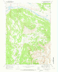 Big Sheep Mountain 1968 topographic map thumbnail
