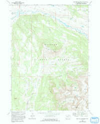 Big Sheep Mountain 1968 topographic map thumbnail