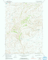 Big Sulfur Draw 1968 topographic map thumbnail