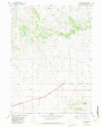 Bills Creek 1981 topographic map thumbnail