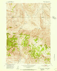 Birdseye Pass 1951 topographic map thumbnail