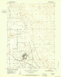 Bishop 1952 topographic map preview