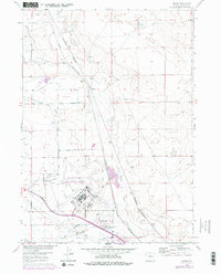 Bishop 1960 topographic map preview