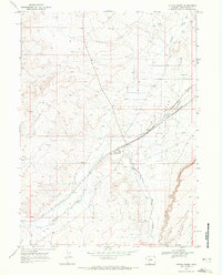 Bitter Creek 1968 topographic map preview