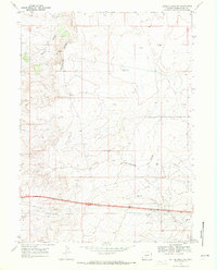 Bitter Creek NE 1968 topographic map thumbnail