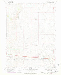Bitter Creek NE 1968 topographic map thumbnail