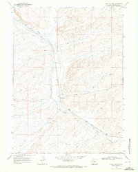 Black Buttes 1968 topographic map thumbnail