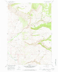 Black Mountain 1960 topographic map thumbnail