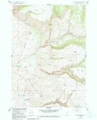 Black Mountain 1960 topographic map thumbnail