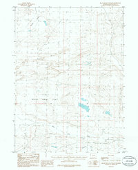 Black Rock Flat East 1986 topographic map thumbnail