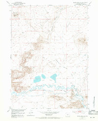Black Rock Gap 1951 topographic map thumbnail