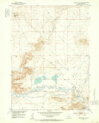 Black Rock Gap 1951 topographic map thumbnail