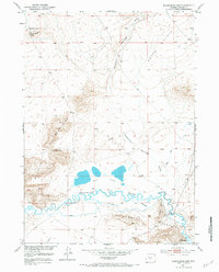 Black Rock Gap 1951 topographic map thumbnail