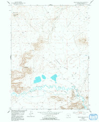 Black Rock Gap 1951 topographic map thumbnail