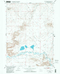 Black Rock Gap 1951 topographic map thumbnail