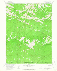 Blackhall Mountain 1961 topographic map thumbnail
