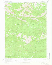 Blackhall Mountain 1961 topographic map thumbnail