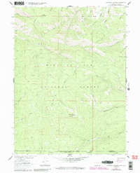 Blackhall Mountain 1961 topographic map thumbnail