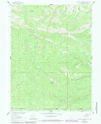 Blackhall Mountain 1961 topographic map thumbnail