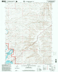 Blacks Fork Bridge 1996 topographic map thumbnail