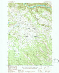 Blacktail Deer Creek 1986 topographic map thumbnail