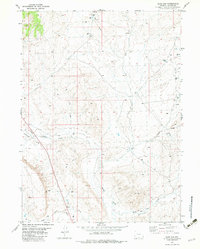 Blue Gap 1982 topographic map thumbnail