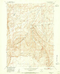 Blue Gulch 1953 topographic map thumbnail