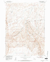 Blue Gulch 1953 topographic map thumbnail