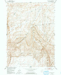 Blue Gulch 1953 topographic map thumbnail