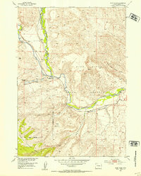 Blue Holes 1952 topographic map thumbnail